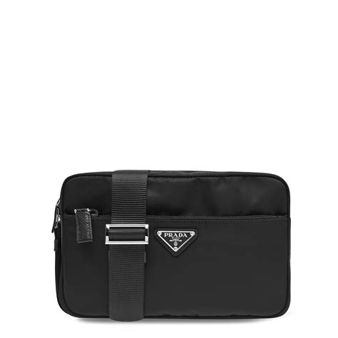 prada belt bag women's|prada nylon shoulder bag price.